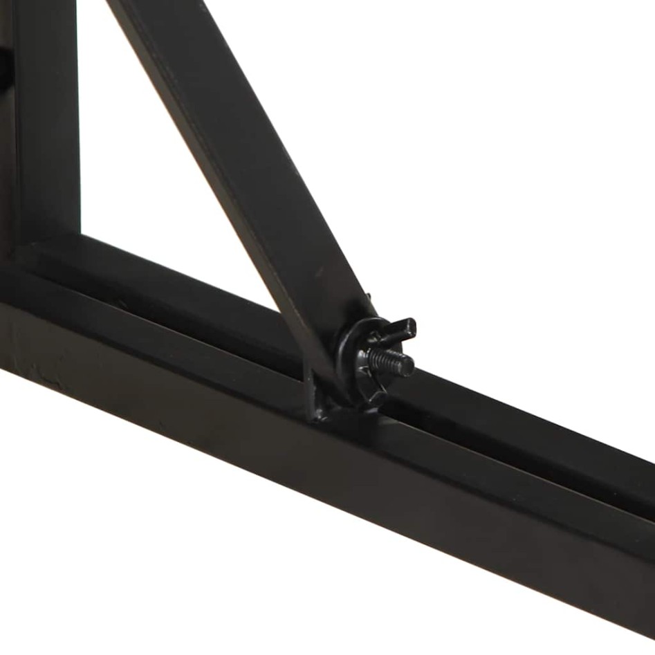 Mesa de centro multicolor 40x40x35 cm madera maciza