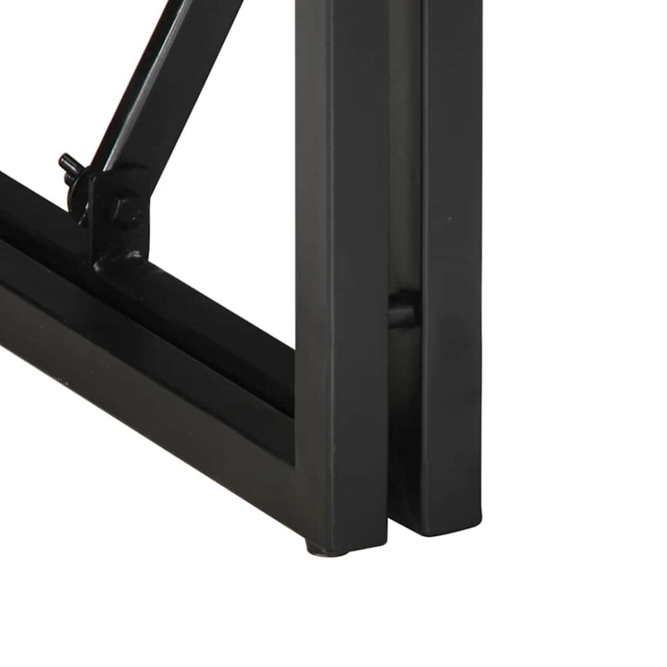 Mesa de centro multicolor 40x40x35 cm madera maciza