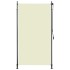 Estor enrollable de exterior color crema 120x270