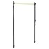 Estor enrollable de exterior color crema 120x270