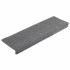 Alfombrilla autoadhesiva escalera 20 uds gris claro 65x21x4