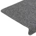 Alfombrilla autoadhesiva escalera 20 uds gris claro 65x21x4