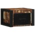 Mesilla de noche multicolor 40x35x25 cm madera maciza