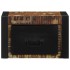 Mesilla de noche multicolor 40x35x25 cm madera maciza