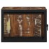 Mesilla de noche multicolor 40x35x25 cm madera maciza
