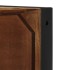 Mesilla de noche multicolor 40x35x25 cm madera maciza