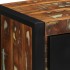 Mesilla de noche multicolor 40x35x40 cm madera maciza