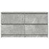 Mueble de TV madera de ingeniería gris hormigón 100x35x54