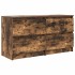 Mueble de TV madera de ingeniería roble ahumado 100x35x54