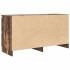 Mueble de TV madera de ingeniería roble ahumado 100x35x54