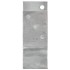 Anclajes de valla 12 uds acero galvanizado plateado9x6x15