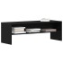 Mueble de TV madera de ingeniería negro roble