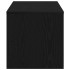 Mueble de TV madera de ingeniería negro roble