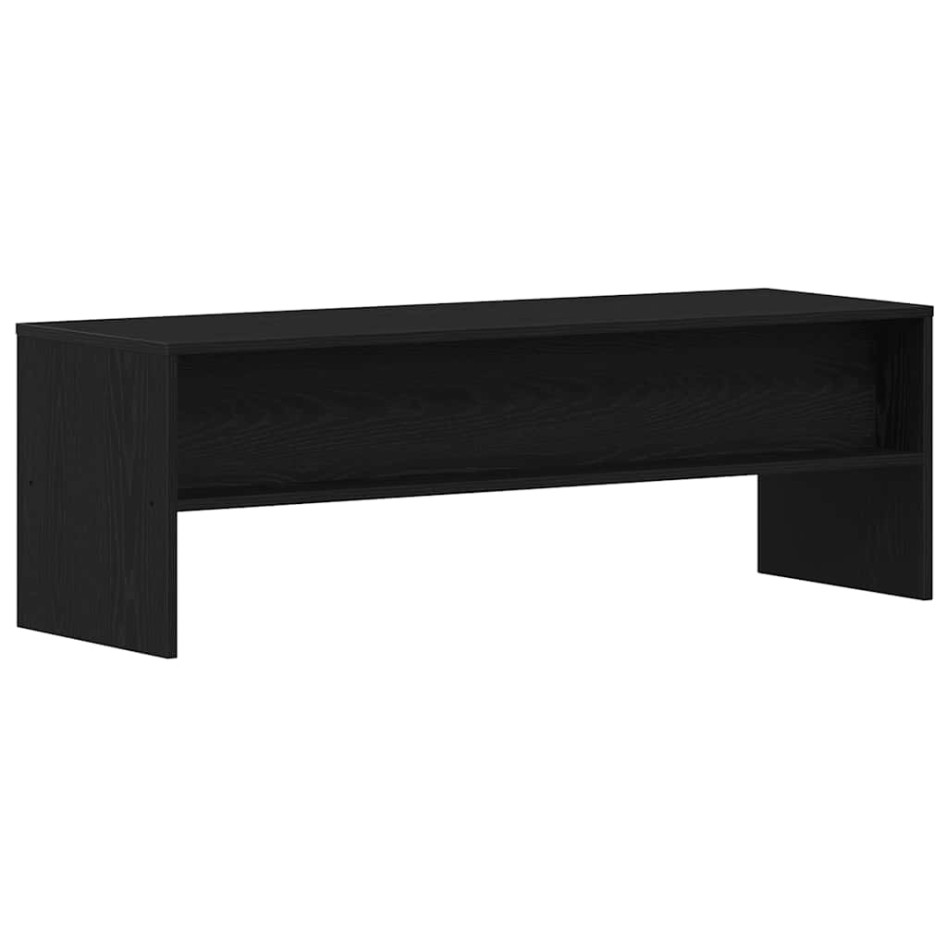 Mueble de TV madera de ingeniería negro roble