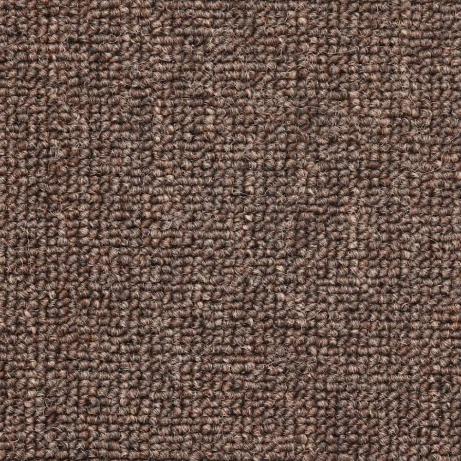 Alfombrilla escalera 20 uds marrón café 56x17x3