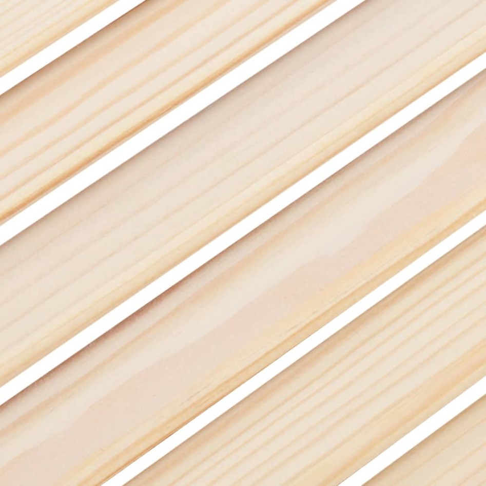 Puertas batientes diseño de lamas 1 par 80x100cm madera