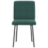 Sillas de comedor 2 unidades terciopelo verde