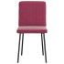Sillas de comedor 2 unidades terciopelo rojo