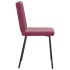Sillas de comedor 2 unidades terciopelo rojo