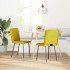 Sillas de comedor 2 unidades terciopelo