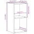 Caja para almacenaje LP 71x34x36cm madera de
