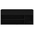 Banco zapatero roble negro 102x30,5x45 cm madera de