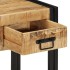 Mesita de noche madera maciza de mango 40x35x50