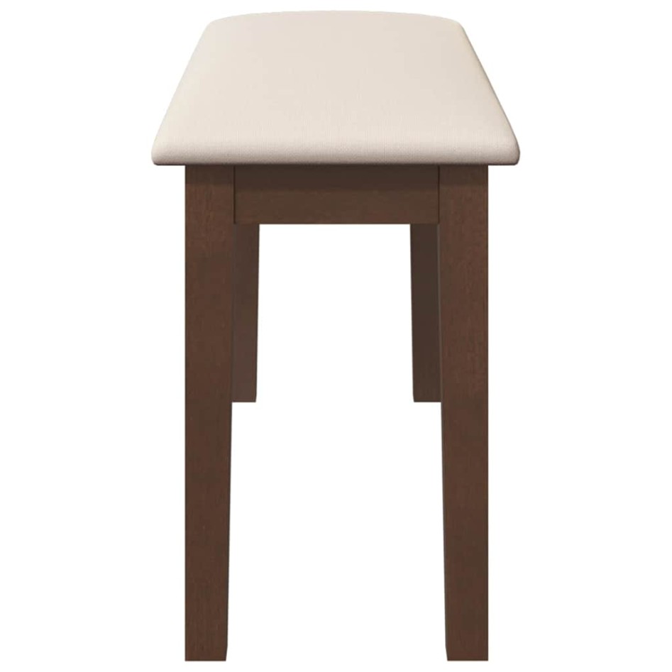 Banco 90 cm Madera Maciza Marrón