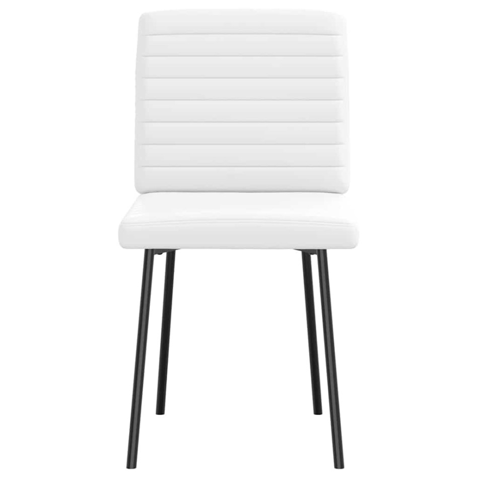 Sillas de comedor 2 unidades cuero sintético