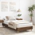 Estructura de cama sin colchón madera marrón roble 90x200