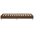 Estructura de cama sin colchón madera marrón roble 90x200