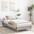 Estructura de cama sin colchón madera gris Sonoma 90x190