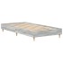 Estructura de cama sin colchón madera gris Sonoma 90x190