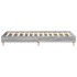 Estructura de cama sin colchón madera gris Sonoma 90x190