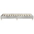Estructura de cama sin colchón madera gris hormigón 75x190