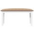 Banco 90 cm madera maciza caucho