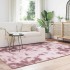 Alfombra de pelo largo NAVARRA rosa polvoriento 160x230