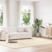 Alfombra peluda de pelo largo NAVARRA crema 240x340cm poliéster