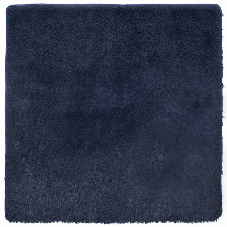 Alfombra de pelo largo NAVARRA azul marino 200x200 cm