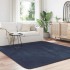 Alfombra de pelo largo NAVARRA azul marino 200x200 cm