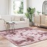Alfombra de pelo largo NAVARRA rosa polvoriento 200x200
