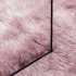 Alfombra de pelo largo NAVARRA rosa polvoriento 200x200
