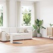 Alfombra peluda de pelo largo NAVARRA beige 300x200cm poliéster