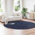 Alfombra de pelo largo NAVARRA azul marino 240x240 cm