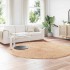 Alfombra peluda de pelo largo NAVARRA beige 240x240cm