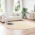 Alfombra peluda de pelo largo NAVARRA crema 240x240cm