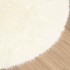 Alfombra peluda de pelo largo NAVARRA crema 240x240cm