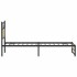 Estructura de cama sin colchón madera roble Sonoma 100x200