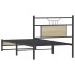 Estructura de cama sin colchón madera roble Sonoma 90x200