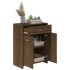 Armario baño madera contrachapada roble marrón 60x33x80